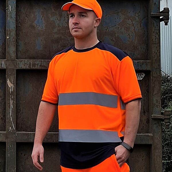 Yoko Hi-Vis Two Tone T-Shirt Thumbnail