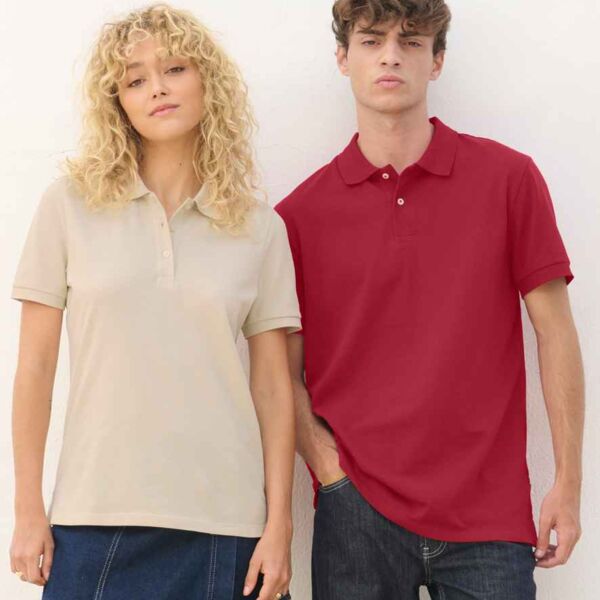 SOL'S Unisex Pacific Twin Piqué Polo Shirt Thumbnail